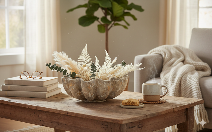 Chic Andrea grey and gold bowl, adding a sophisticated and artistic touch to any room.