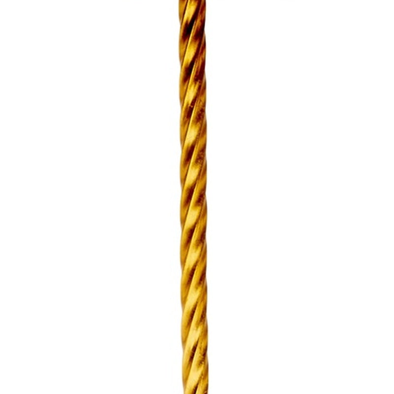 Twisted gold lamp pole detail