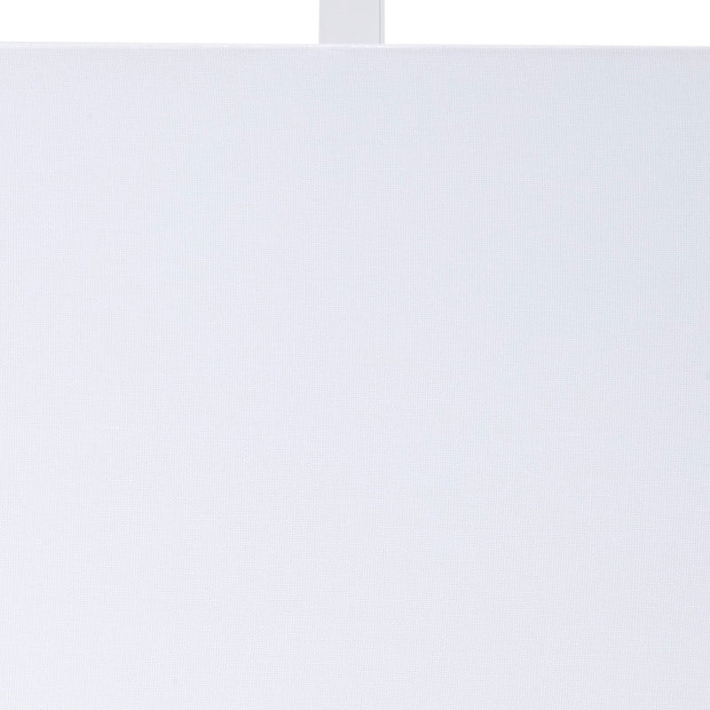 Bishop table lamp with white shade