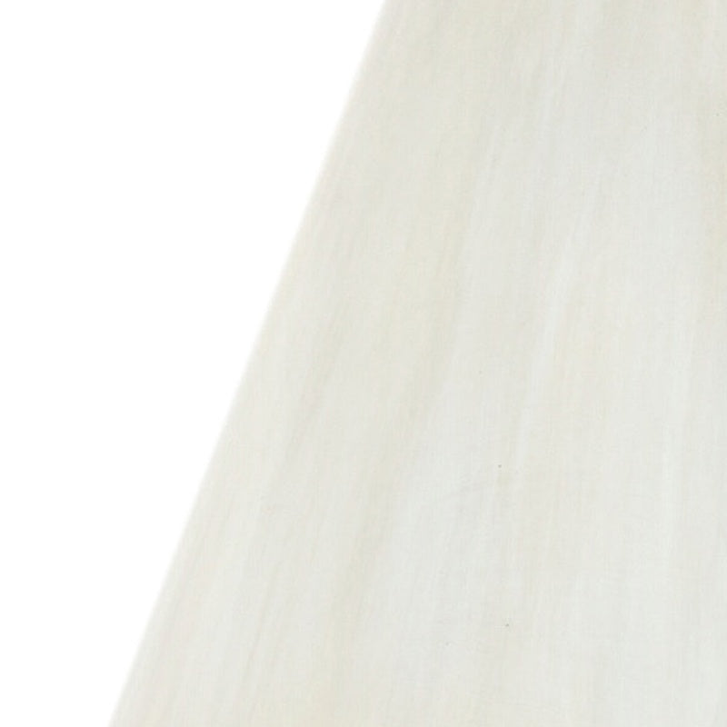 White fabric lampshade panel with subtle texture