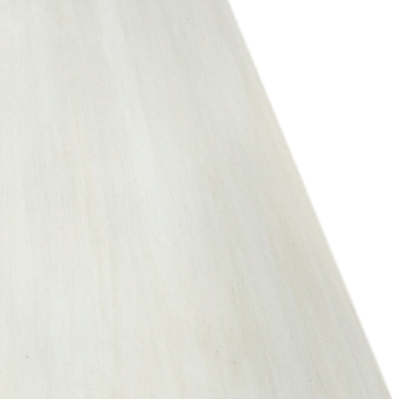 White fabric lampshade close-up, smooth textured finish