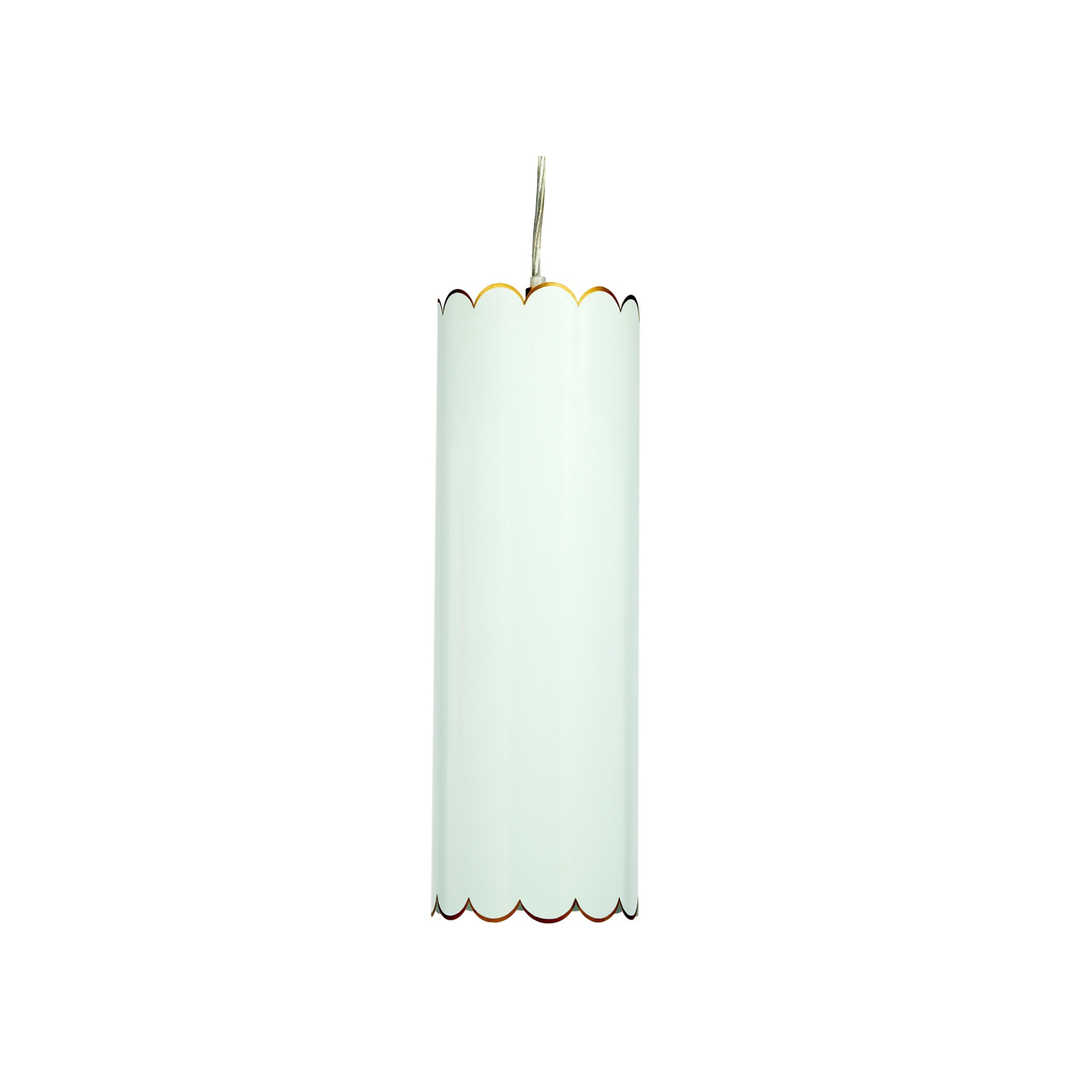 Elegant mint blue Eloise pendant light, perfect for adding color and style to living rooms, bedrooms, or dining areas.