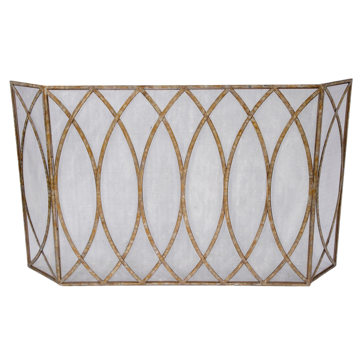 Elegant rectangular wall sconce with gold geometric lattice frame, frosted white fabric diffuser, modern decorative lighting fixture for luxury living rooms, hallways, and upscale interior home décor.